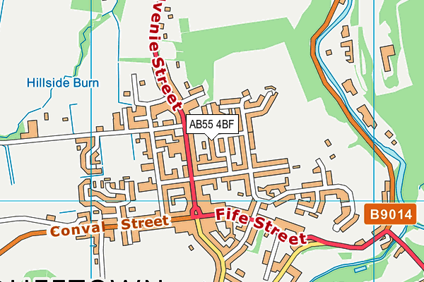 AB55 4BF map - OS VectorMap District (Ordnance Survey) AB55 4BF map - OS VectorMap District (Ordnance Survey)