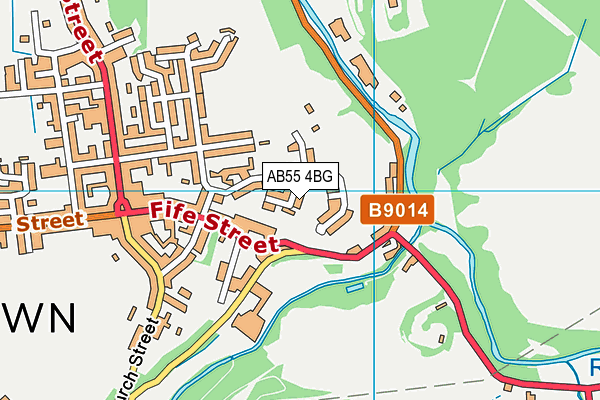 AB55 4BG map - OS VectorMap District (Ordnance Survey) AB55 4BG map - OS VectorMap District (Ordnance Survey)