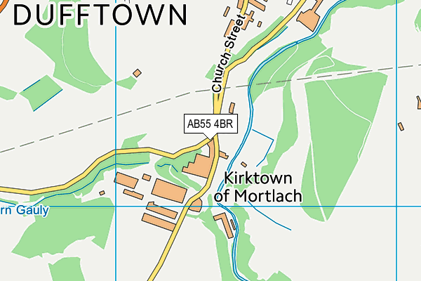 AB55 4BR map - OS VectorMap District (Ordnance Survey) AB55 4BR map - OS VectorMap District (Ordnance Survey)