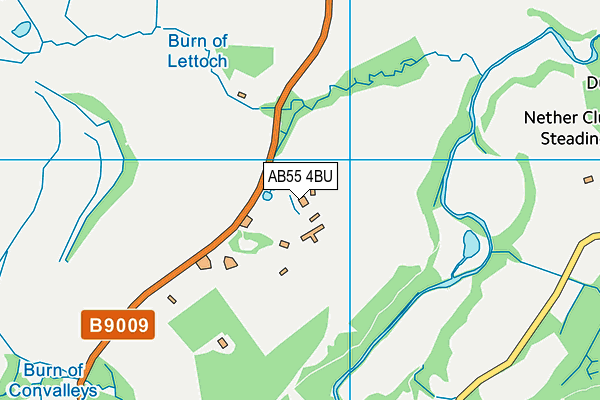 AB55 4BU map - OS VectorMap District (Ordnance Survey) AB55 4BU map - OS VectorMap District (Ordnance Survey)