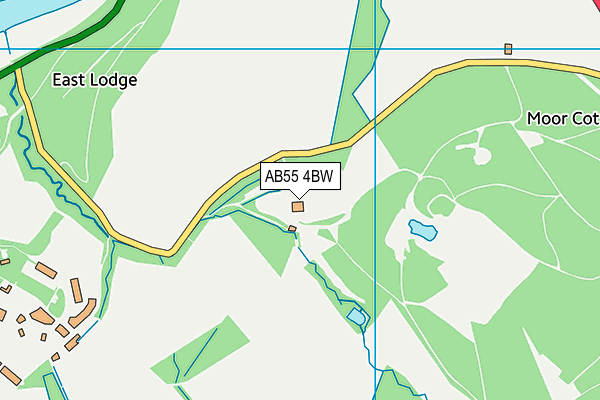 AB55 4BW map - OS VectorMap District (Ordnance Survey) AB55 4BW map - OS VectorMap District (Ordnance Survey)
