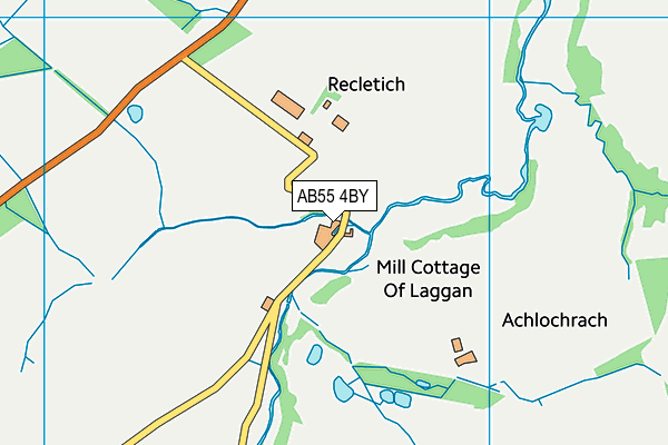 AB55 4BY map - OS VectorMap District (Ordnance Survey) AB55 4BY map - OS VectorMap District (Ordnance Survey)