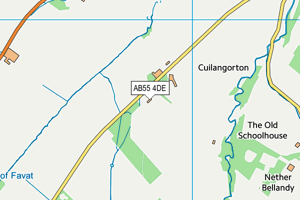AB55 4DE map - OS VectorMap District (Ordnance Survey) AB55 4DE map - OS VectorMap District (Ordnance Survey)