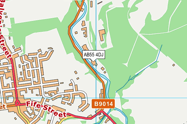 AB55 4DJ map - OS VectorMap District (Ordnance Survey) AB55 4DJ map - OS VectorMap District (Ordnance Survey)