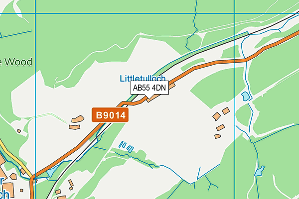 AB55 4DN map - OS VectorMap District (Ordnance Survey) AB55 4DN map - OS VectorMap District (Ordnance Survey)