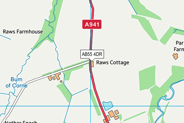 AB55 4DR map - OS VectorMap District (Ordnance Survey) AB55 4DR map - OS VectorMap District (Ordnance Survey)