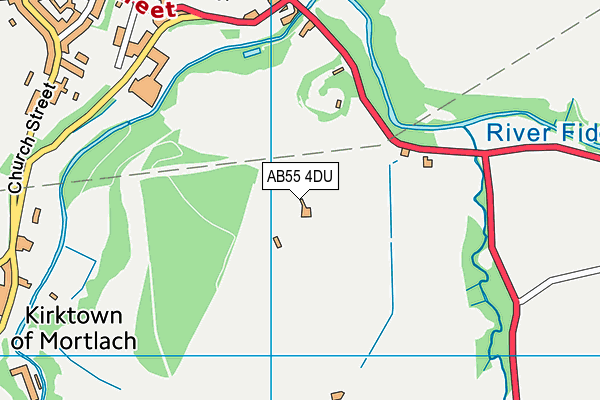 AB55 4DU map - OS VectorMap District (Ordnance Survey) AB55 4DU map - OS VectorMap District (Ordnance Survey)
