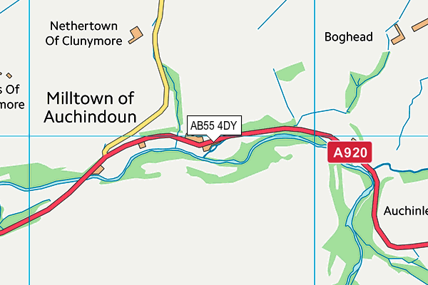 AB55 4DY map - OS VectorMap District (Ordnance Survey) AB55 4DY map - OS VectorMap District (Ordnance Survey)