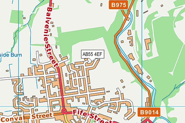 AB55 4EF map - OS VectorMap District (Ordnance Survey) AB55 4EF map - OS VectorMap District (Ordnance Survey)