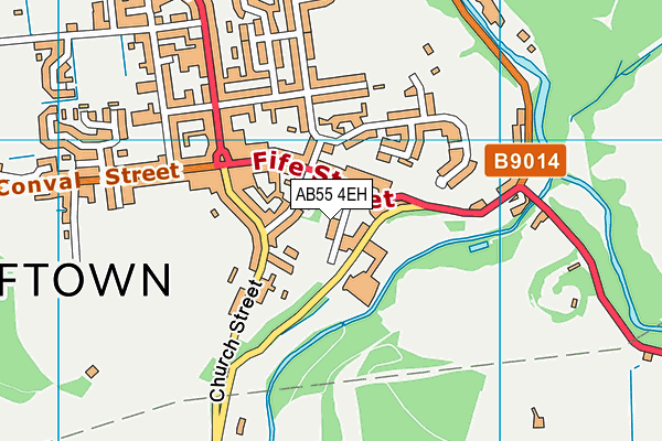 AB55 4EH map - OS VectorMap District (Ordnance Survey) AB55 4EH map - OS VectorMap District (Ordnance Survey)