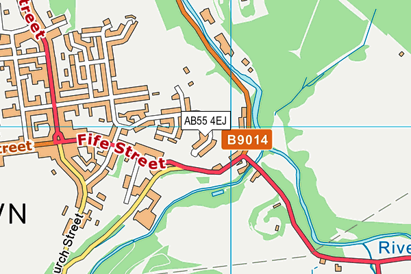 AB55 4EJ map - OS VectorMap District (Ordnance Survey) AB55 4EJ map - OS VectorMap District (Ordnance Survey)