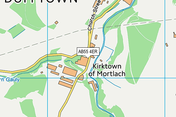 AB55 4ER map - OS VectorMap District (Ordnance Survey) AB55 4ER map - OS VectorMap District (Ordnance Survey)