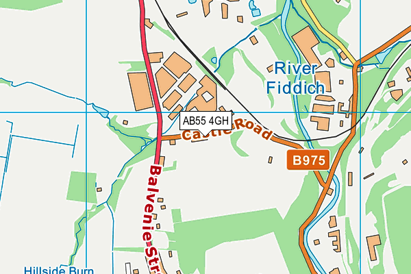 AB55 4GH map - OS VectorMap District (Ordnance Survey) AB55 4GH map - OS VectorMap District (Ordnance Survey)