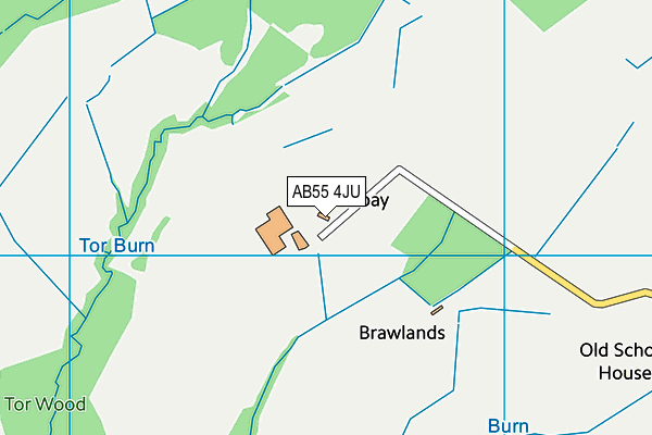 AB55 4JU map - OS VectorMap District (Ordnance Survey) AB55 4JU map - OS VectorMap District (Ordnance Survey)