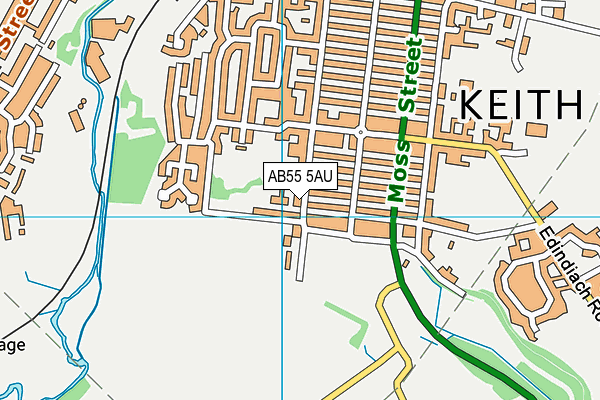 AB55 5AU map - OS VectorMap District (Ordnance Survey) AB55 5AU map - OS VectorMap District (Ordnance Survey)