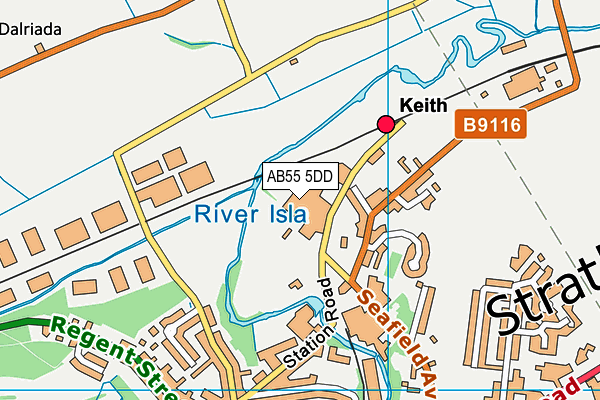 AB55 5DD map - OS VectorMap District (Ordnance Survey) AB55 5DD map - OS VectorMap District (Ordnance Survey)