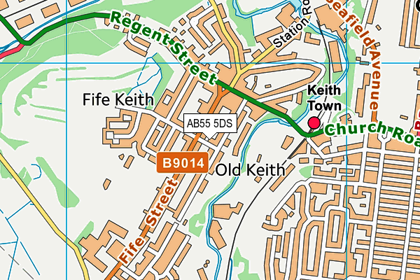 AB55 5DS map - OS VectorMap District (Ordnance Survey) AB55 5DS map - OS VectorMap District (Ordnance Survey)