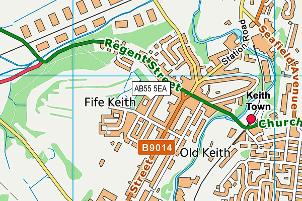 AB55 5EA map - OS VectorMap District (Ordnance Survey) AB55 5EA map - OS VectorMap District (Ordnance Survey)