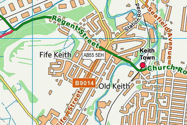 AB55 5EH map - OS VectorMap District (Ordnance Survey) AB55 5EH map - OS VectorMap District (Ordnance Survey)