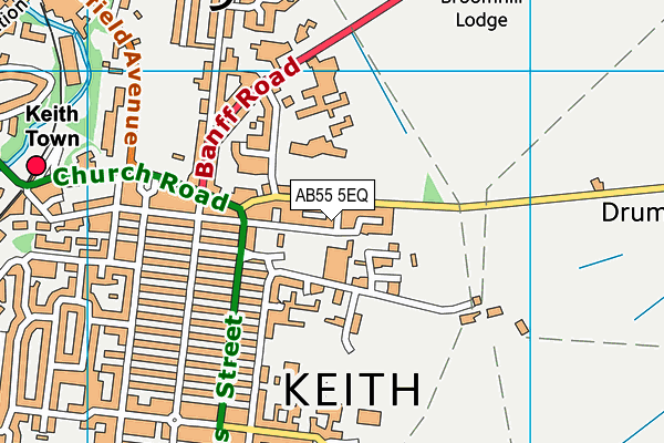 AB55 5EQ map - OS VectorMap District (Ordnance Survey) AB55 5EQ map - OS VectorMap District (Ordnance Survey)