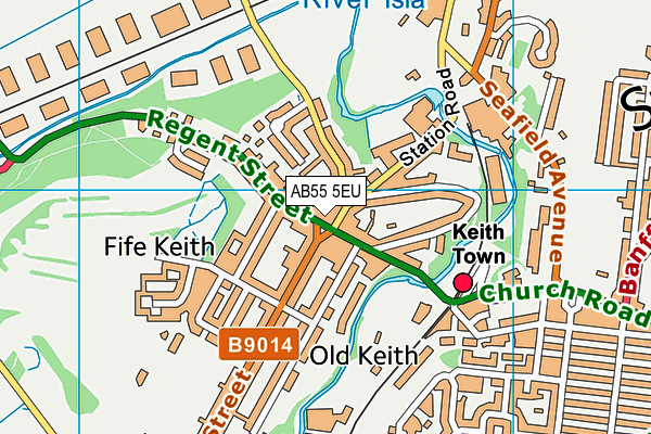 AB55 5EU map - OS VectorMap District (Ordnance Survey) AB55 5EU map - OS VectorMap District (Ordnance Survey)