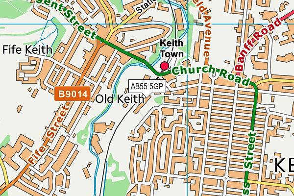 AB55 5GP map - OS VectorMap District (Ordnance Survey) AB55 5GP map - OS VectorMap District (Ordnance Survey)