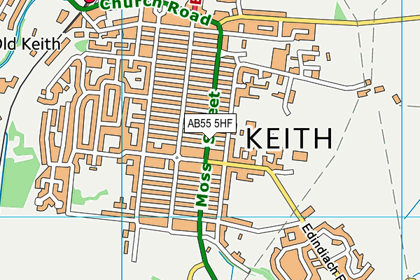 AB55 5HF map - OS VectorMap District (Ordnance Survey) AB55 5HF map - OS VectorMap District (Ordnance Survey)