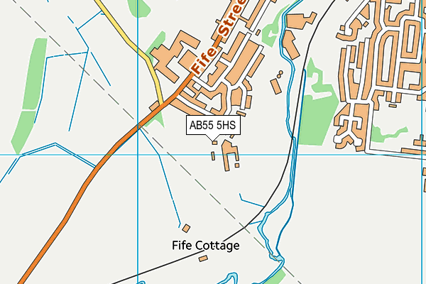 AB55 5HS map - OS VectorMap District (Ordnance Survey) AB55 5HS map - OS VectorMap District (Ordnance Survey)