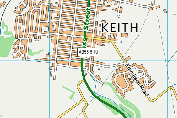 AB55 5HU map - OS VectorMap District (Ordnance Survey) AB55 5HU map - OS VectorMap District (Ordnance Survey)