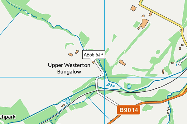 AB55 5JP map - OS VectorMap District (Ordnance Survey) AB55 5JP map - OS VectorMap District (Ordnance Survey)