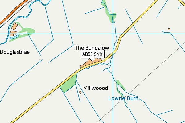 AB55 5NX map - OS VectorMap District (Ordnance Survey) AB55 5NX map - OS VectorMap District (Ordnance Survey)