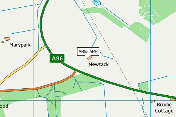 AB55 5PH map - OS VectorMap District (Ordnance Survey) AB55 5PH map - OS VectorMap District (Ordnance Survey)