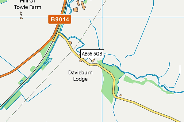 AB55 5QB map - OS VectorMap District (Ordnance Survey) AB55 5QB map - OS VectorMap District (Ordnance Survey)