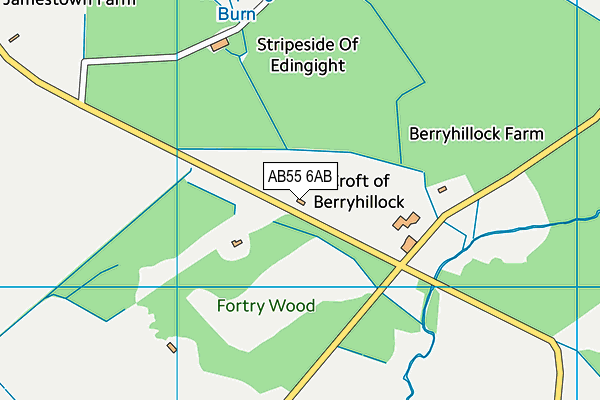 AB55 6AB map - OS VectorMap District (Ordnance Survey) AB55 6AB map - OS VectorMap District (Ordnance Survey)