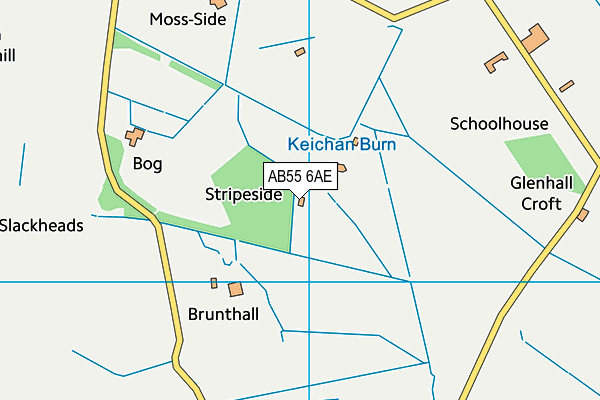 AB55 6AE map - OS VectorMap District (Ordnance Survey) AB55 6AE map - OS VectorMap District (Ordnance Survey)