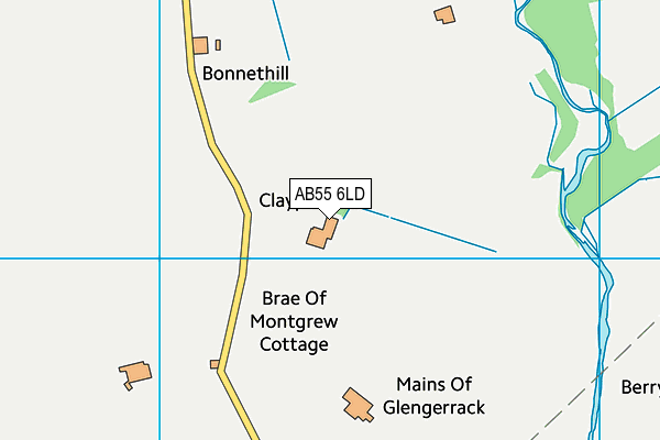 AB55 6LD map - OS VectorMap District (Ordnance Survey) AB55 6LD map - OS VectorMap District (Ordnance Survey)