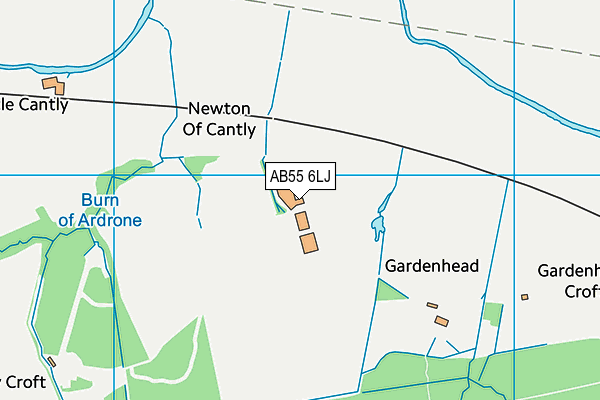 AB55 6LJ map - OS VectorMap District (Ordnance Survey) AB55 6LJ map - OS VectorMap District (Ordnance Survey)