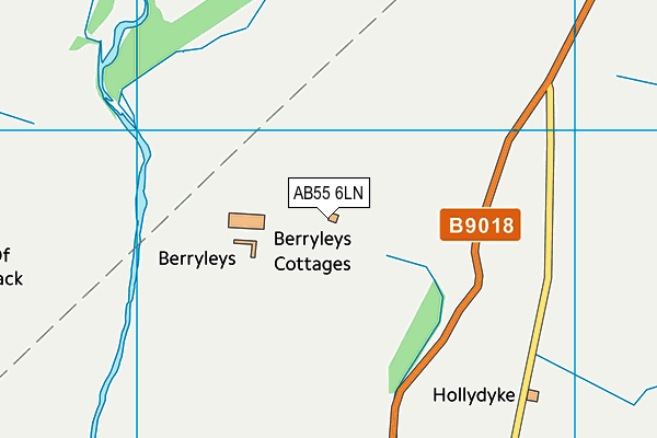 AB55 6LN map - OS VectorMap District (Ordnance Survey) AB55 6LN map - OS VectorMap District (Ordnance Survey)