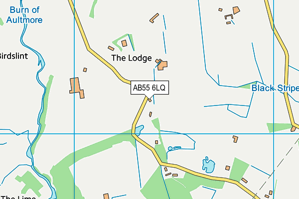 AB55 6LQ map - OS VectorMap District (Ordnance Survey) AB55 6LQ map - OS VectorMap District (Ordnance Survey)