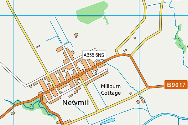 AB55 6NS map - OS VectorMap District (Ordnance Survey) AB55 6NS map - OS VectorMap District (Ordnance Survey)