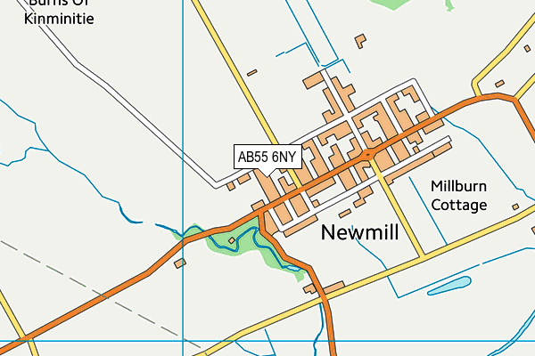 AB55 6NY map - OS VectorMap District (Ordnance Survey) AB55 6NY map - OS VectorMap District (Ordnance Survey)