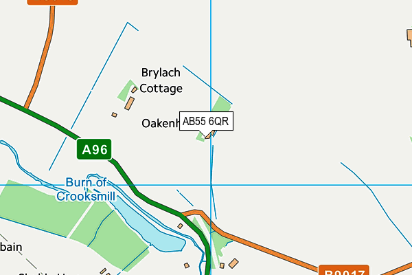 AB55 6QR map - OS VectorMap District (Ordnance Survey) AB55 6QR map - OS VectorMap District (Ordnance Survey)