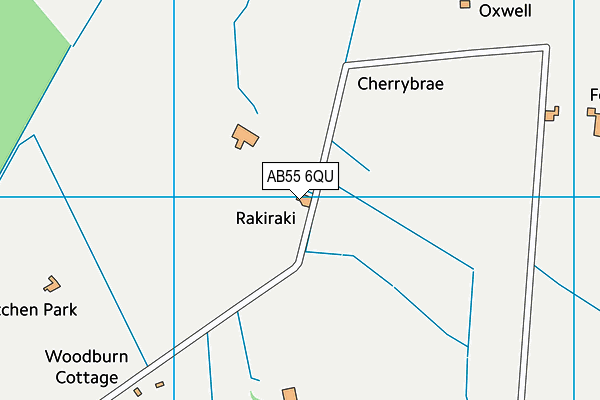 AB55 6QU map - OS VectorMap District (Ordnance Survey) AB55 6QU map - OS VectorMap District (Ordnance Survey)