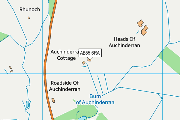 AB55 6RA map - OS VectorMap District (Ordnance Survey) AB55 6RA map - OS VectorMap District (Ordnance Survey)