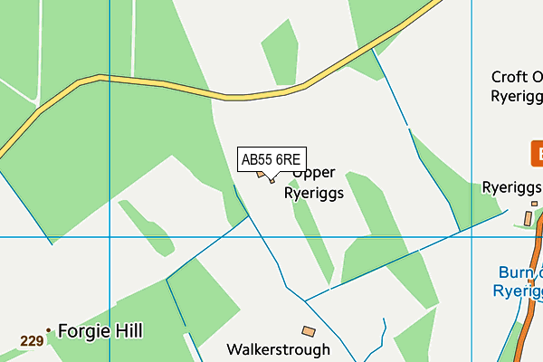 AB55 6RE map - OS VectorMap District (Ordnance Survey) AB55 6RE map - OS VectorMap District (Ordnance Survey)