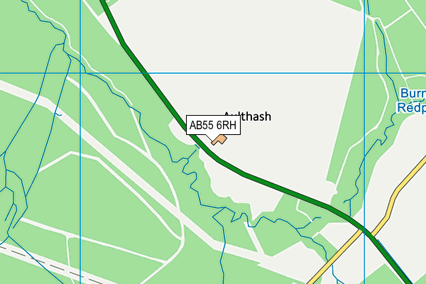 AB55 6RH map - OS VectorMap District (Ordnance Survey) AB55 6RH map - OS VectorMap District (Ordnance Survey)