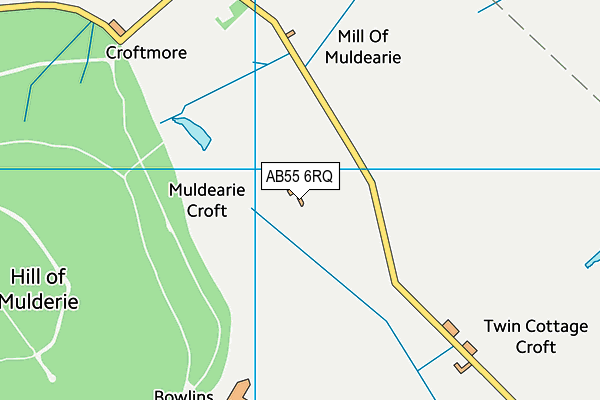AB55 6RQ map - OS VectorMap District (Ordnance Survey) AB55 6RQ map - OS VectorMap District (Ordnance Survey)