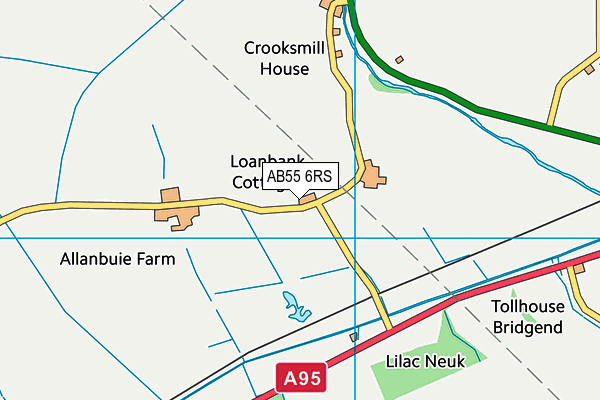 AB55 6RS map - OS VectorMap District (Ordnance Survey) AB55 6RS map - OS VectorMap District (Ordnance Survey)