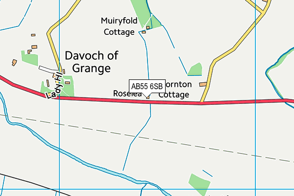 AB55 6SB map - OS VectorMap District (Ordnance Survey) AB55 6SB map - OS VectorMap District (Ordnance Survey)