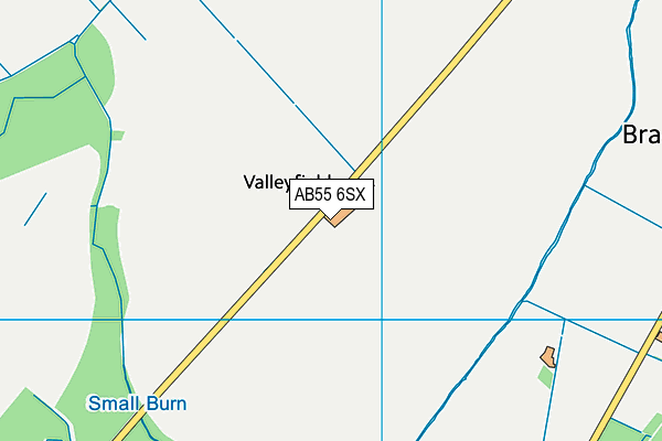 AB55 6SX map - OS VectorMap District (Ordnance Survey) AB55 6SX map - OS VectorMap District (Ordnance Survey)